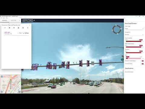 Object Identification and Location in Panoramic Imagery