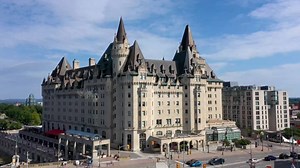 Drone captures aerial perspectives of Ottawa’s iconic Château Laurier