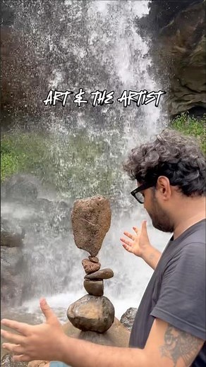 A creative practice using rocks. #rockbalancing #balance #nature #creative #art