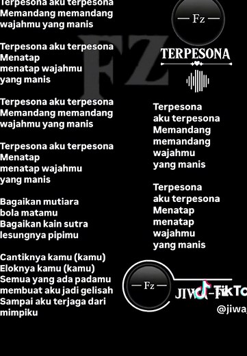 Lagu-Lagu Bulan Sutena: Terpesona Aku Terpesona