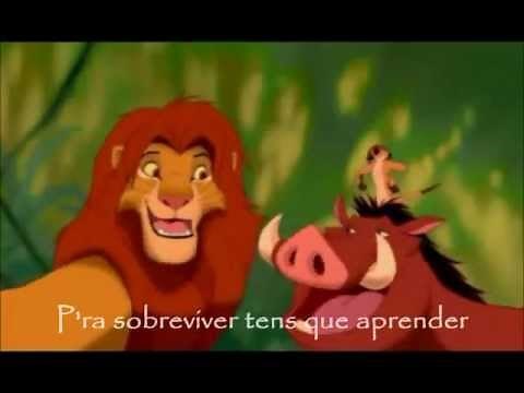 The Lion King - Hakuna Matata (EU Portuguese) *Lyrics* HD