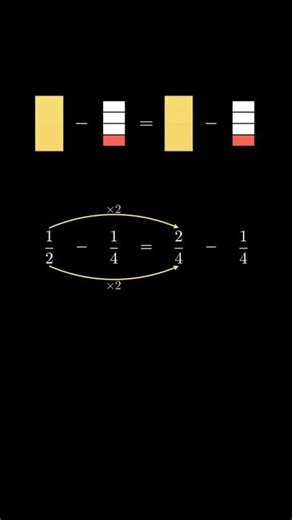 Subtracting Fractions: Different Denominators (Grade 5) #Shorts