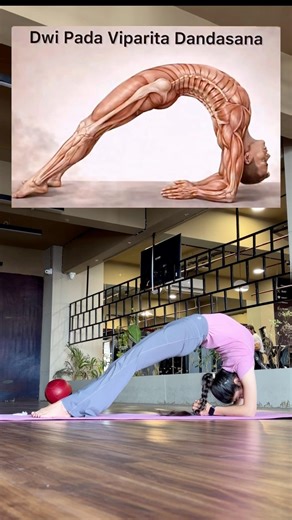 Try this Backbend Variation #backbending #flexibility #trending #yogaskills #yogagirl #viral #fyp