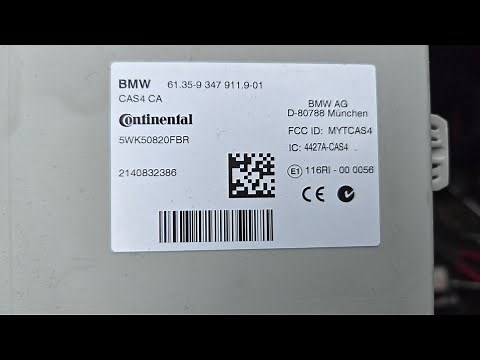 2014 BMW 535i (F10) CAS Module Location and Removal