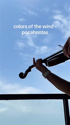 colors of the wind violin cover! #pocahontas #violin #colorsofthewind #disney #fyp