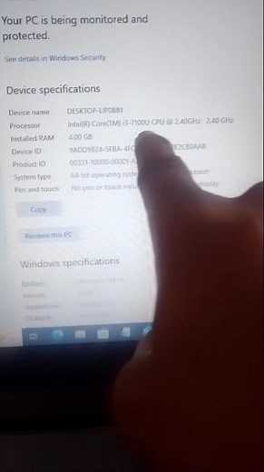 How to Find Your Laptop's CPU and RAM Specifications