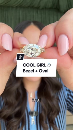 Stunning Custom Bezel Engagement Ring Design