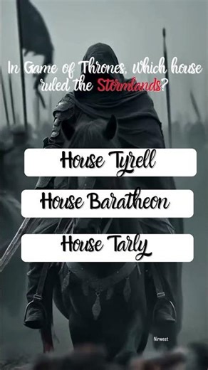 Most GOT Fans Confuse This House 🌩️ | Stormlands Quiz #shorts #shortsfeed