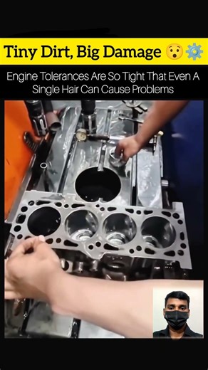 Tiny Dirt, Big Damage ⚙️#Engine #PrecisionMatters #Technology #Performance rate