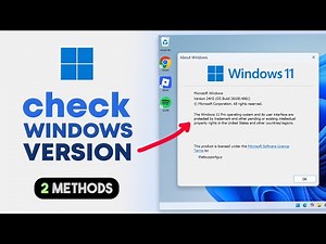 How to Check Windows Version / Edition in Laptop & PC (Windows 10/11)