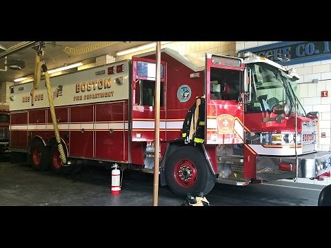 Boston Fire Ride Along with Rescue 1