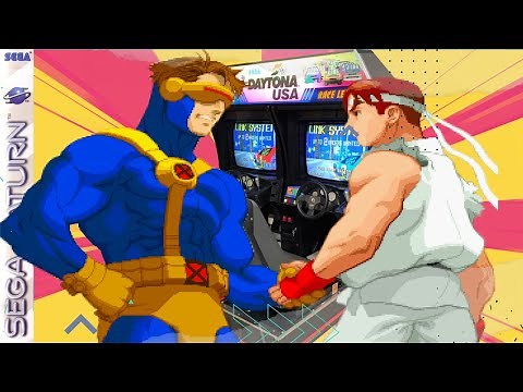 The BEST GRAPHICS in ARCADE PORTS on 32-Bit? Sega SATURN! | GRAPHICS comparison ARCADE Vs. SATURN.