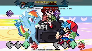 Rainbow Dash Tylenol Mod for Friday Night Funkin' | FNF Mods