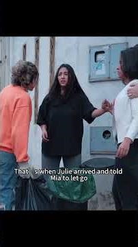 The woman stuffed the discarded food into the beggar's mouth.