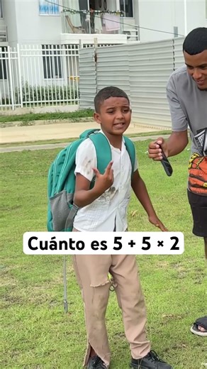 Math questions, what is 5 + 5 × 2? 🤔
