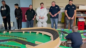 147K views · 4.1K reactions | Test Night on our 196’2” Carrera Digital 1/32nd Monza track tonight (31Oct23) which saw 26 racers take to the banking. Here’s the first 2 minutes of one of Group D’s 5 minute Test runs with 6 cars on 2 lanes. | Derby HO Racing Club | Facebook