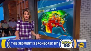 'Pokémon GO' characters help Ginger Zee with the weather