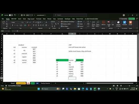 Normalization in MySQL | 1NF, 2NF, 3NF Explained with Examples in Hindi