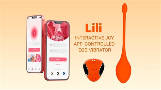 Lili App Enabled Egg Vibrator with Remote Control