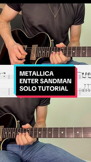 Metallica Enter Sandman Solo Tutorial