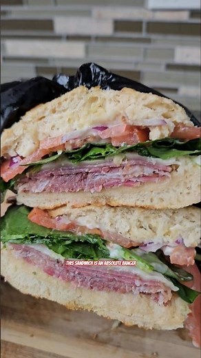 Baked Italian Style Sub Sandwich! #recipe #cooking #sandwhiches #italianfood