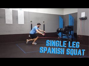 Single Leg Spanish Squats