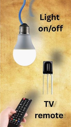Appliance control with TV remote! #circuit #experiment #shorts