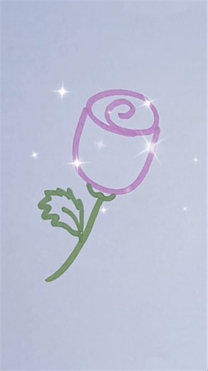 How to Draw a Simple Rose #HowToDraw #RoseDrawing #EasyDrawing #DrawingTutorial #SimpleArt