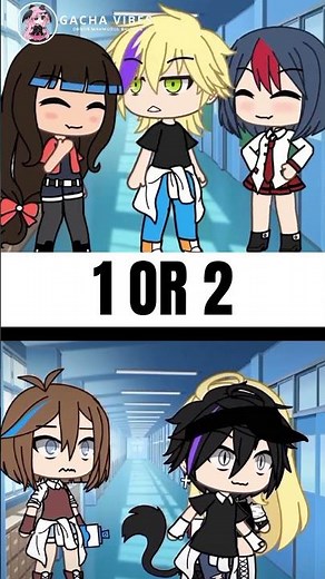 1 or 2? 💓 #viral #gachaclub #gacha #gachaedit #gachatrend #shorts #gachalife