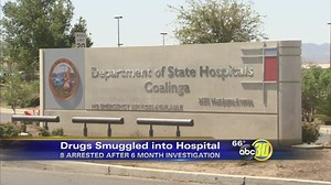 Investigation leads to arrest of 8 people for smuggling drugs in Coalinga State Hospital