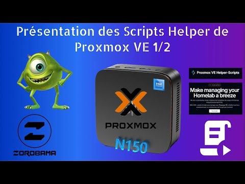 Présentation des Scripts Helper de Proxmox VE 1/2!! #9 (Home Lab)