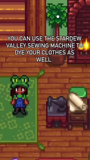 tip for beginners: how to make and dye clothes in stardew valley #stardewvalley #stardewvalleymemes #foryou #viral #fyp #stardewvalleydecorating