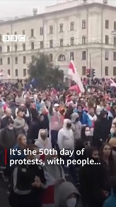 77K views · 1.5K reactions | There have been mass arrests in Belarus on the seventh weekend of protests calling for President Lukashenko to resign. bbc.in/2S25Wd8 | BBC News | Facebook