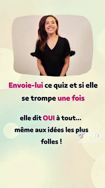 Test ultime sur les goûts de ton partenaire