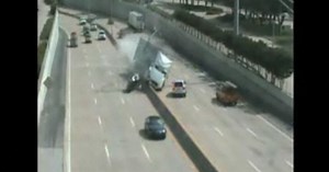 Spectacular Pepsi Truck Crash Caught on Video