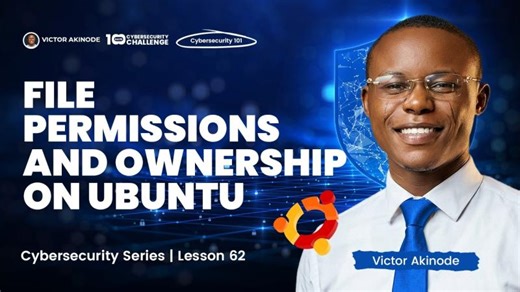 Linux Security Fundamentals: File Permissions Ownership on Ubuntu Server with Victor Akinode | Abah Austus Chinedu posted on the topic | LinkedIn