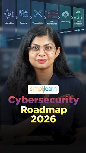 Cybersecurity Roadmap 2026 | How to Become Cybersecurity Engineer in 2026 #shorts #simplilearn