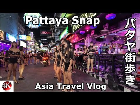【４K】Pattaya Snap Shot / Asia Travel Vlog / パタヤ街歩き