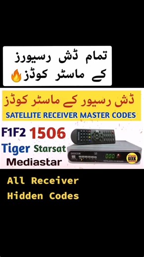 Satellite Dish Receiver Settings and Codes Explained