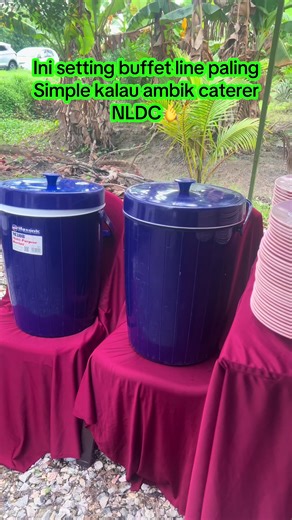 Simple Buffet Setup with NLDC Catering
