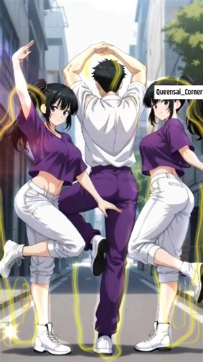 Copines 💜🤍| Dance Cover #trending #anime #love #dance #ytshorts