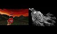 Mix of 2 videos from youtube : Doom Guts Theme Mash Up