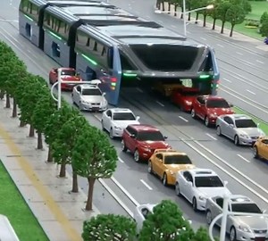 21M views · 127K reactions | This bus was designed to drive over traffic. | Your Future Car by Autoblog | Facebook