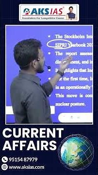 India’s Nuclear Doctrine Explained | SIPRI 2026 Insights | AKS IAS#iascoaching #upsc #aksias