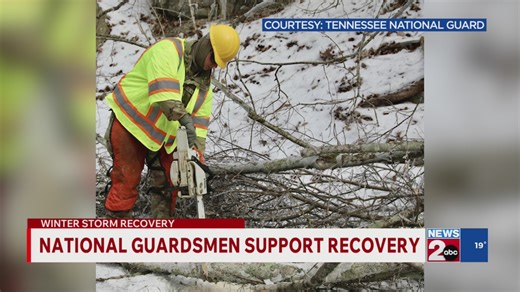 Tennessee National Guard supporting winter storm recovery efforts