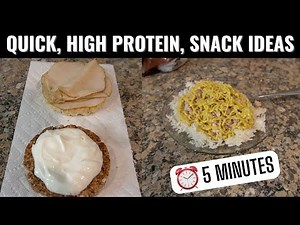 5 MINUTE HIGH PROTEIN SNACK IDEAS | Kevin Physique