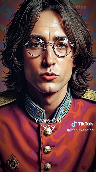 John Lennon Star #nostalgia #history #story #evolution #throughtheyears #johnlennon