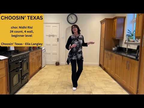 Choosin' Texas line dance short clip