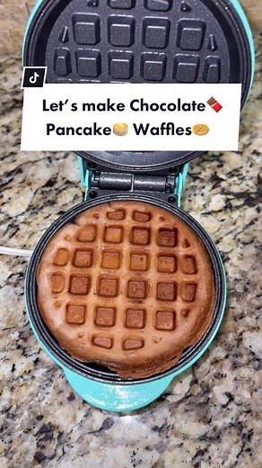 Chocolate Pancake Waffles Recipe | Easy & Delicious