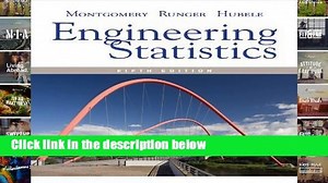 [FREE] Engineering Statistics